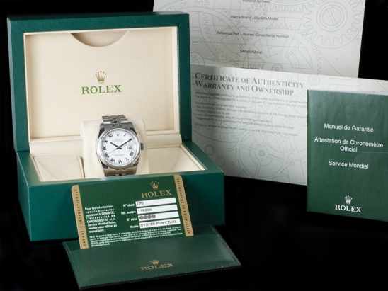 Rolex Datejust 36 Jubilee White/Bianco 116200